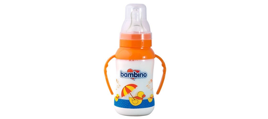 Bambino Biberon Ayıcıklı Kavranabilir Büyük