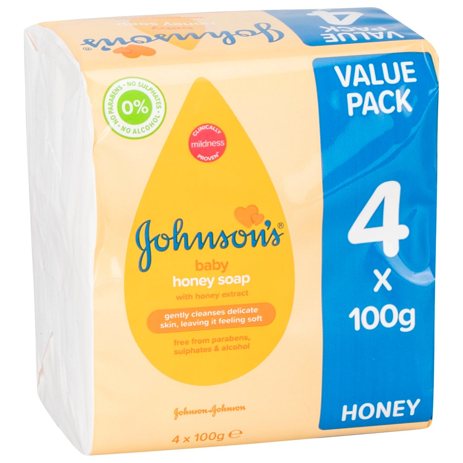 Johnson's Baby Bal Özlü Bebek Sabunu 4x100 gr