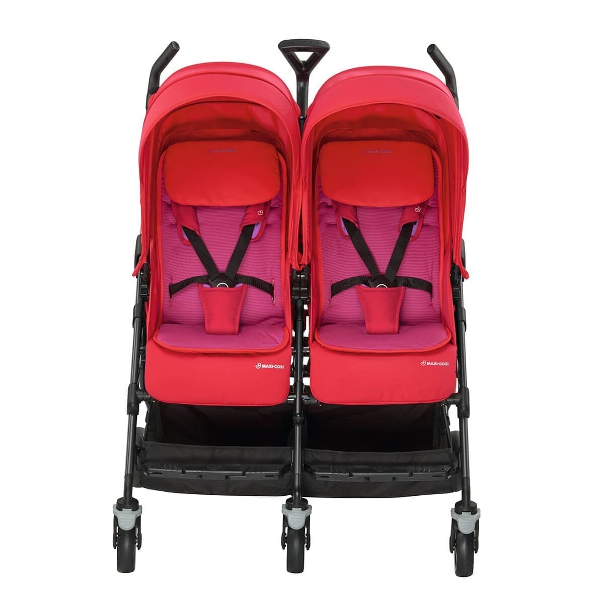 Maxi-Cosi Dana For2 İkiz Bebek Arabası / Red Orchid