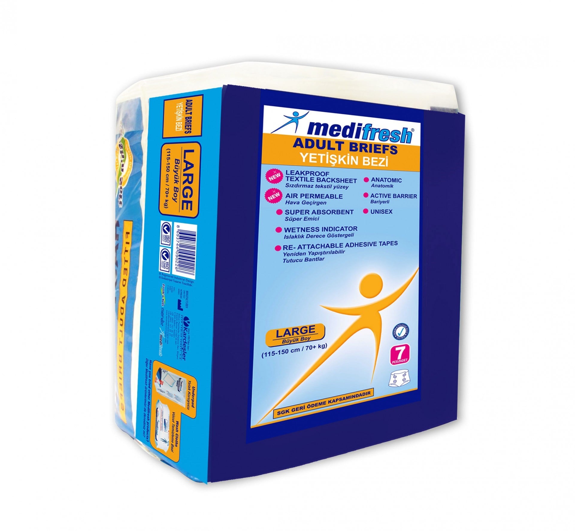 Medifresh Hasta Bezi Large 7'li