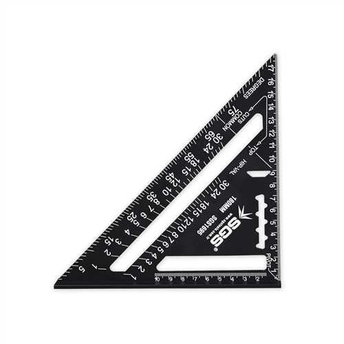 ALÜMİNYUM ÜÇGEN GÖNYE 180 MM