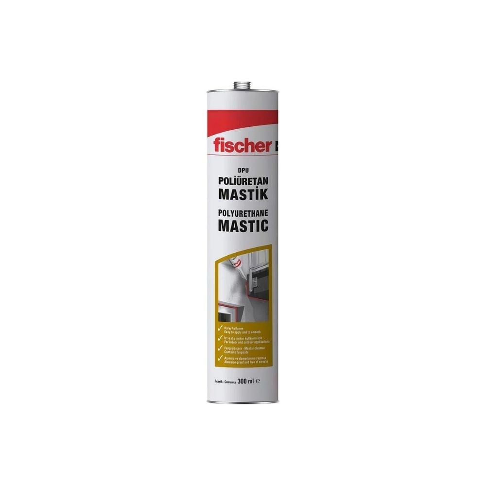 Fischer Dpu Poliüretan Sosis Mastik Gri 600 Ml