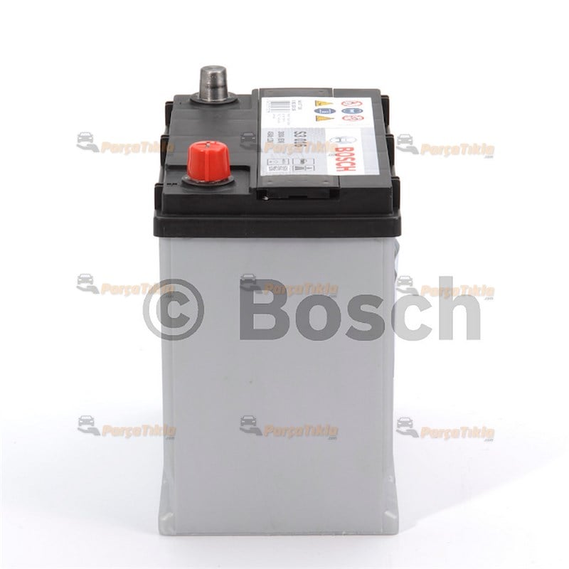 12 V 45 Ah Bosch Akü S3 Seri Marş Aküsü (Dar) 0092S30160