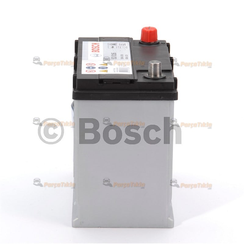 12 V 45 Ah Bosch Akü S3 Seri Marş Aküsü (Dar) 0092S30160
