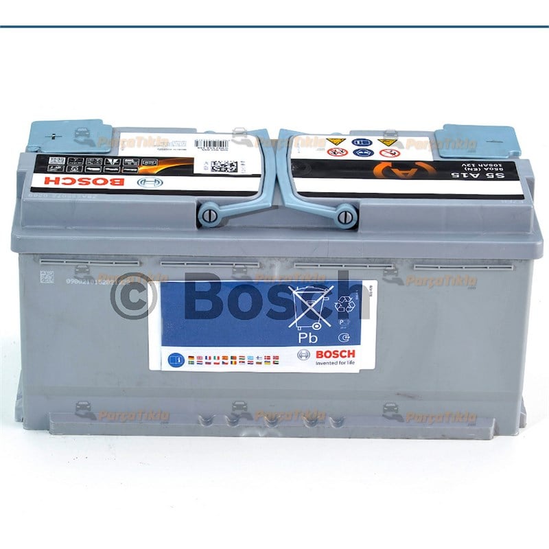 12v 105ah Bosch Akü S5 Agm Seri Start / Stop Marş Aküsü 0092S5A150