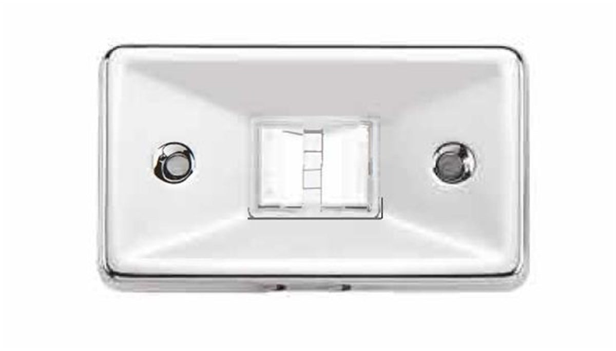 12V Kıç Feneri Krom Led Kare Sr 12682