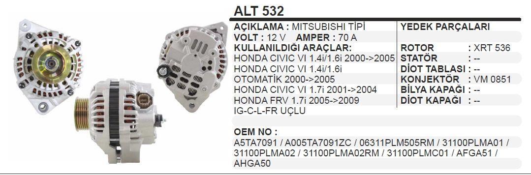 AESALT532OEM-Alternatör Dinamo