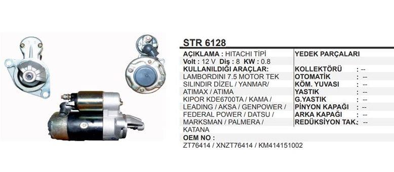 AESSTR6128-Marş Motoru - Marş Dinamosu