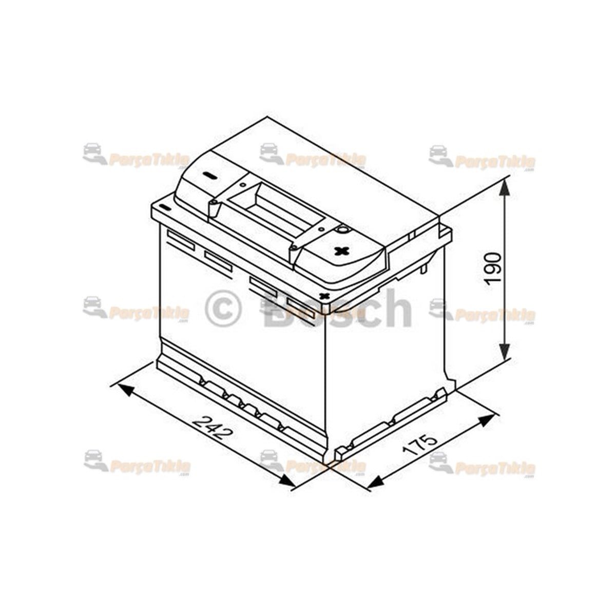 Akü, 12V 60Ah Efb Start / Stop Bosch Akü 0092S4e060
