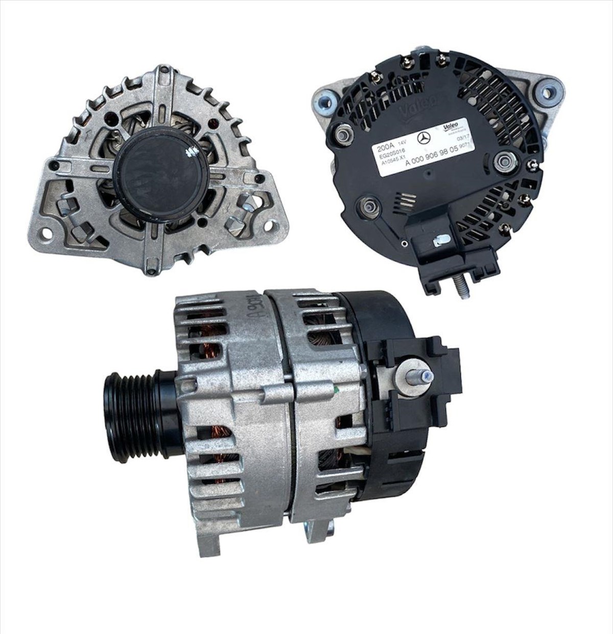 Alternatör 12V 200Ah Mercedes C Serısı (W205) C Serısı Cabrio (A205) C Serısı Coupe (C205) C Serısı T Model (S205)