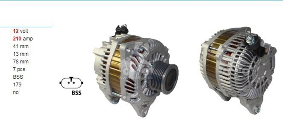 Alternatör 12V 210Ah Renault Laguna   Latitude 
