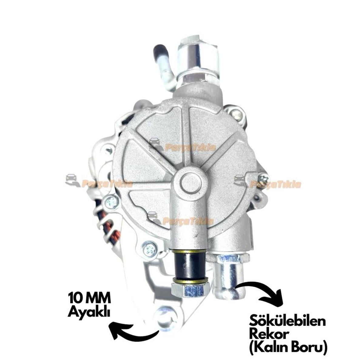 Alternatör 12V 65Ah Hyundai H100 Mıtsubıshı L200 L300 Ym Çift Kasnak