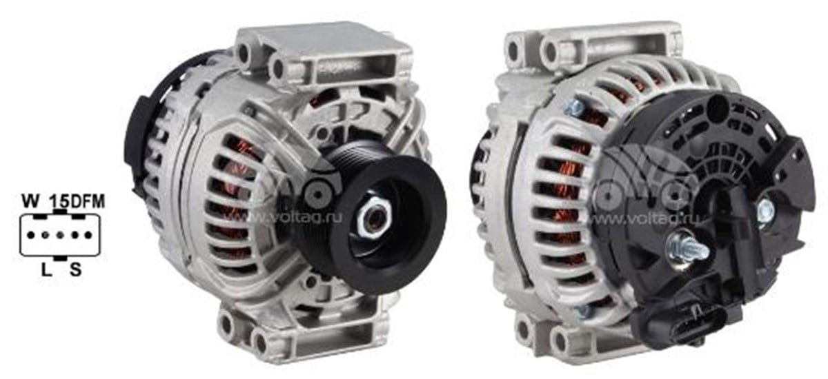 Alternatör 24V 100Ah 40 Scanıa Ym P230                                    0124655007 0124655007 1986A00544 1986A00968