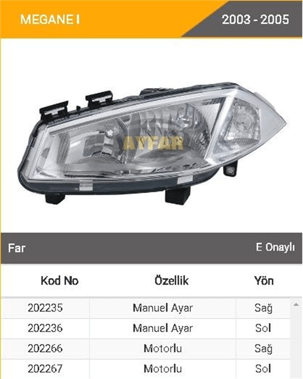 AYFAR202236-Far Komple
