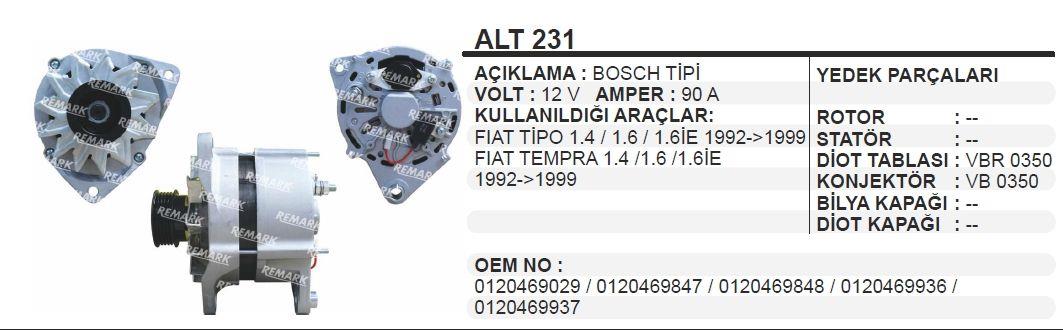 CARGO112780-Alternatör Dinamo