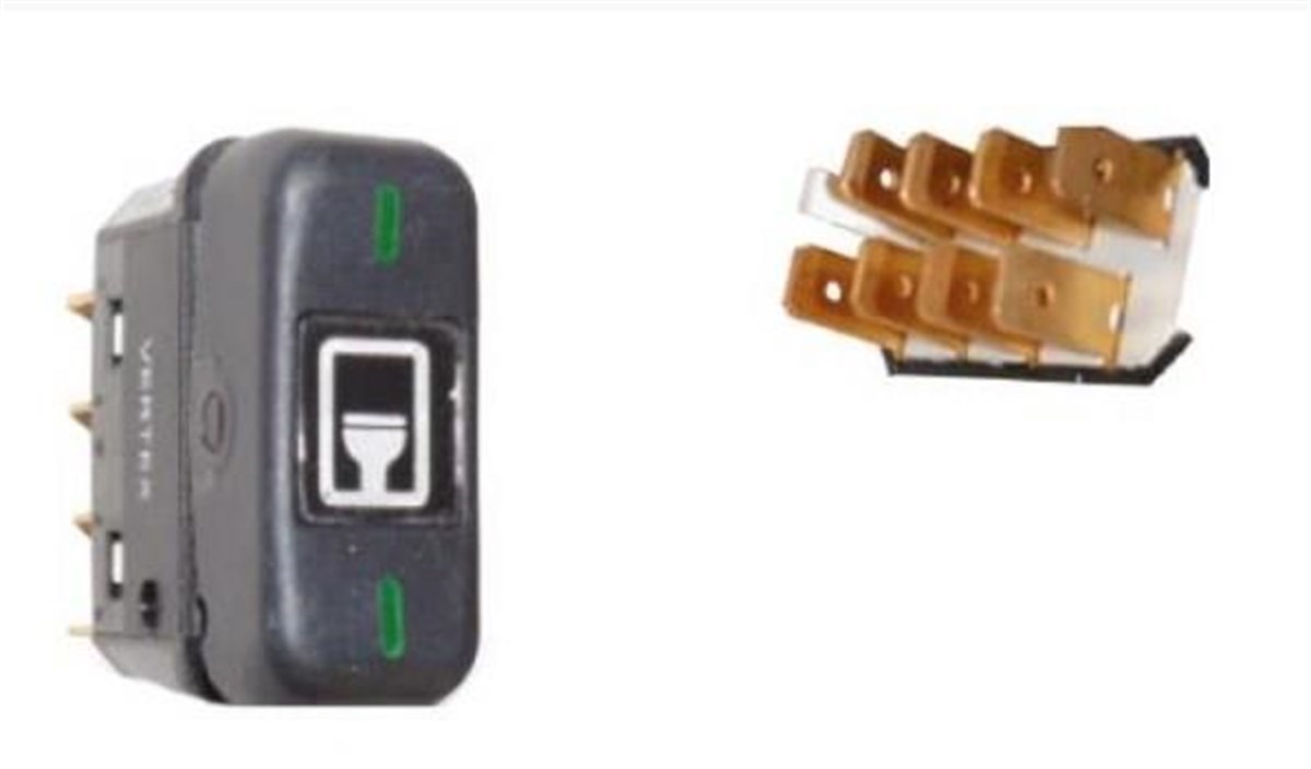 Damper İndirme  Kaldırma Anahtarı Çift Devre Mercedes Kamyon