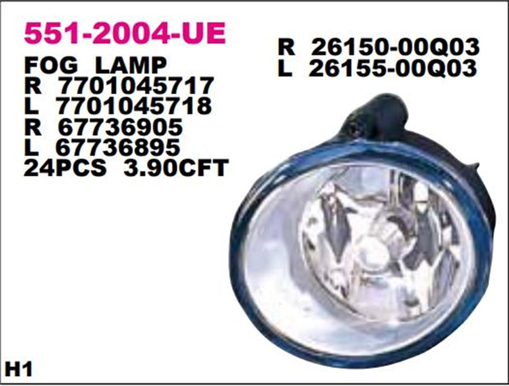 DEPO5512004LUE-Sis Farı