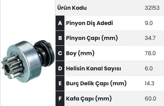 FORM32153-Marş Dişlisi