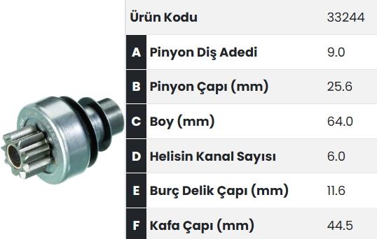 FORM33244-Marş Dişlisi