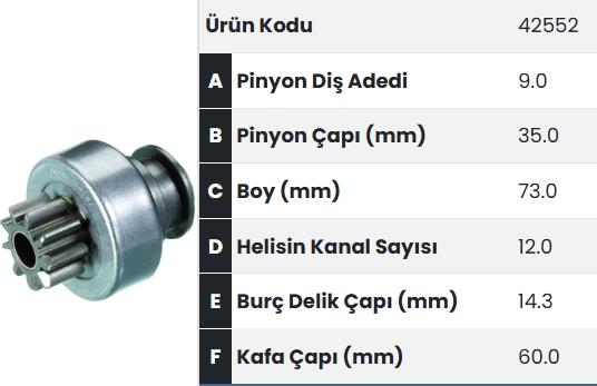 FORM42552-Marş Dişlisi