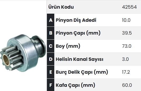 FORM42554-Marş Dişlisi