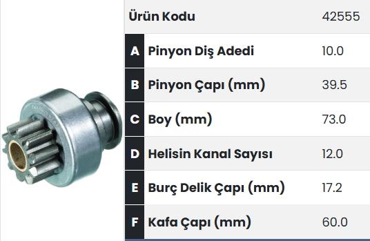FORM42555-Marş Dişlisi