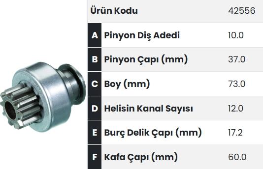 FORM42556-Marş Dişlisi