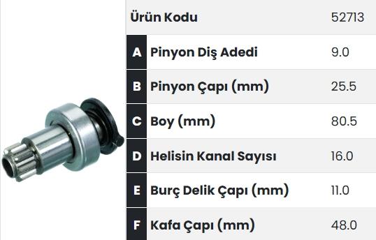 FORM52713-Marş Dişlisi