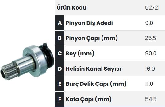 FORM52721-Marş Dişlisi