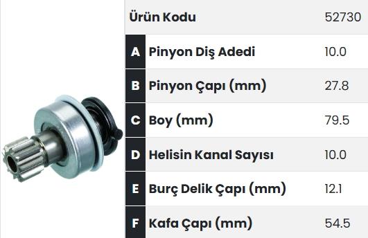 FORM52730-Marş Dişlisi
