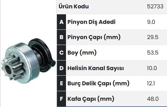 FORM52733-Marş Dişlisi