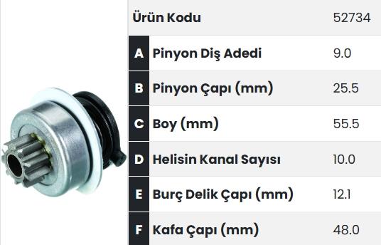FORM52734-Marş Dişlisi