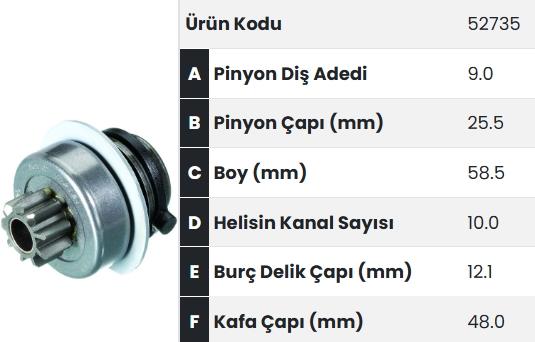 FORM52735-Marş Dişlisi