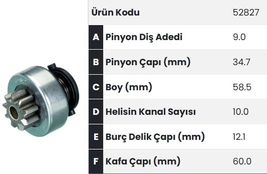 FORM52827-Marş Dişlisi