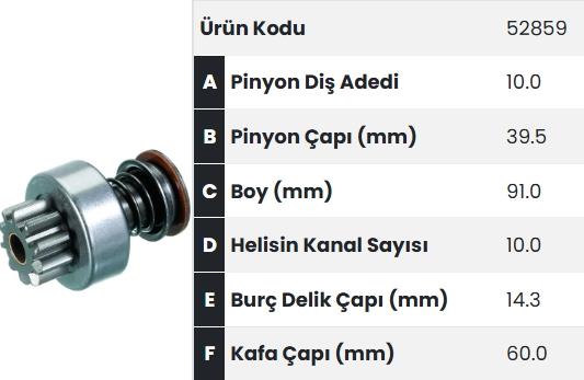 FORM52859-Marş Dişlisi