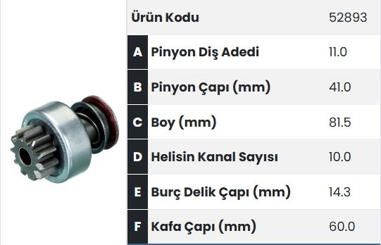 FORM52893-Marş Dişlisi