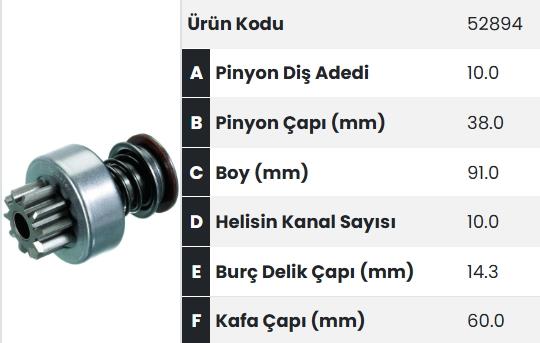 FORM52894-Marş Dişlisi