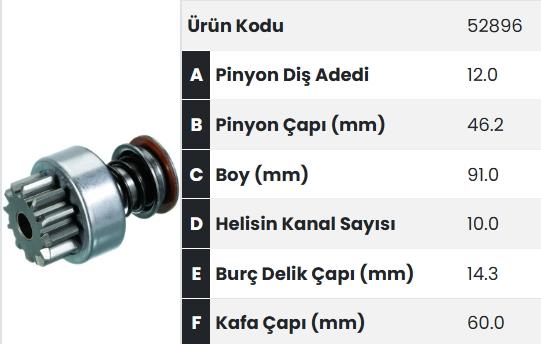 FORM52896-Marş Dişlisi