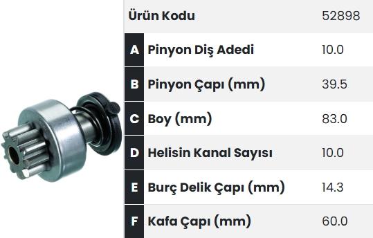 FORM52898-Marş Dişlisi