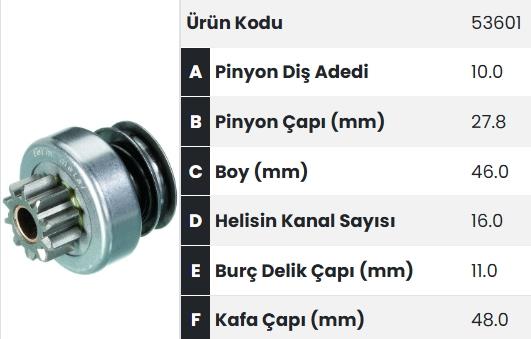 FORM53601-Marş Dişlisi