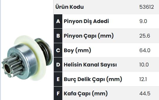 FORM53612-Marş Dişlisi