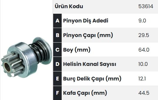 FORM53614-Marş Dişlisi