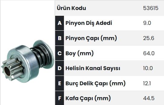 FORM53615-Marş Dişlisi