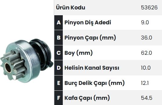FORM53626-Marş Dişlisi