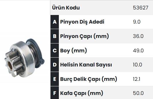 FORM53627-Marş Dişlisi