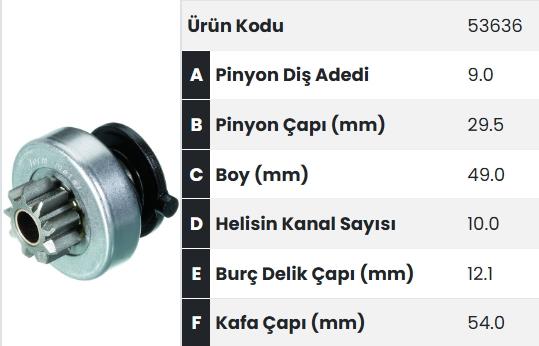FORM53636-Marş Dişlisi