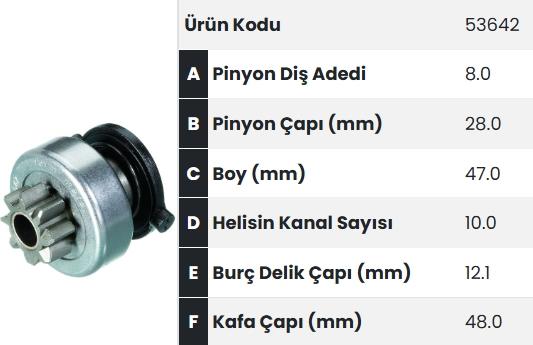 FORM53642-Marş Dişlisi