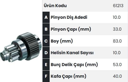 FORM61213-Marş Dişlisi