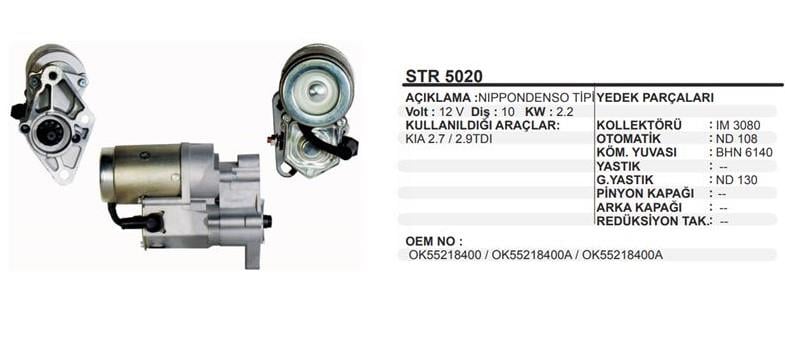 GPASTR7204-Marş Motoru - Marş Dinamosu