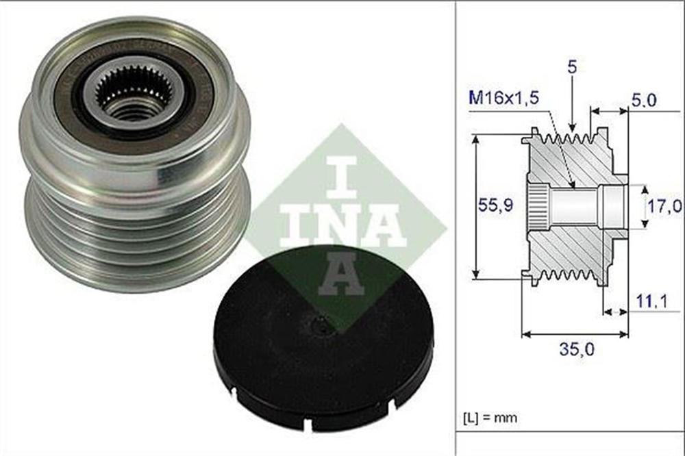 INA535000510-Alternatör Kasnağı